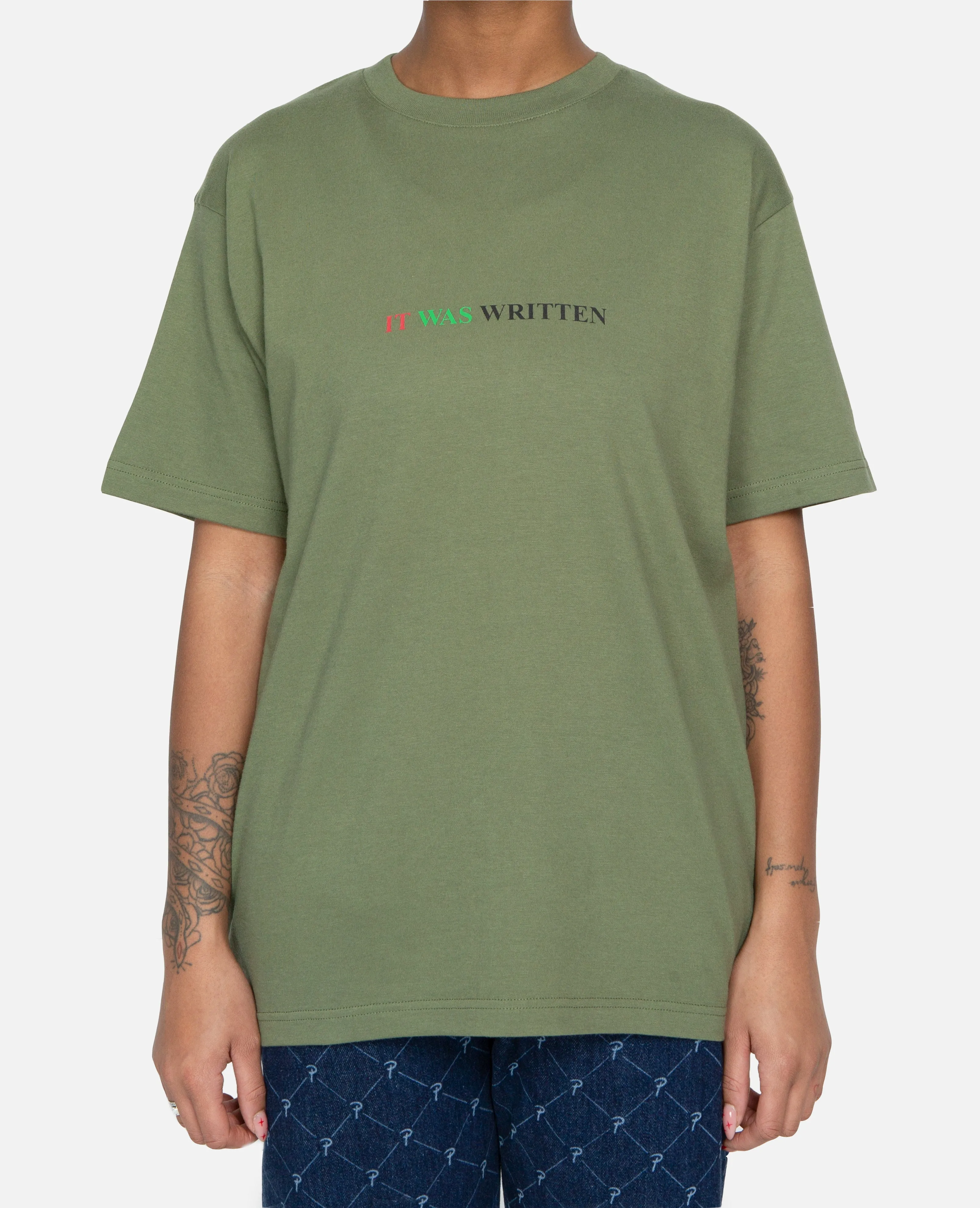 Patta It Was Written T-Shirt (Olivine)