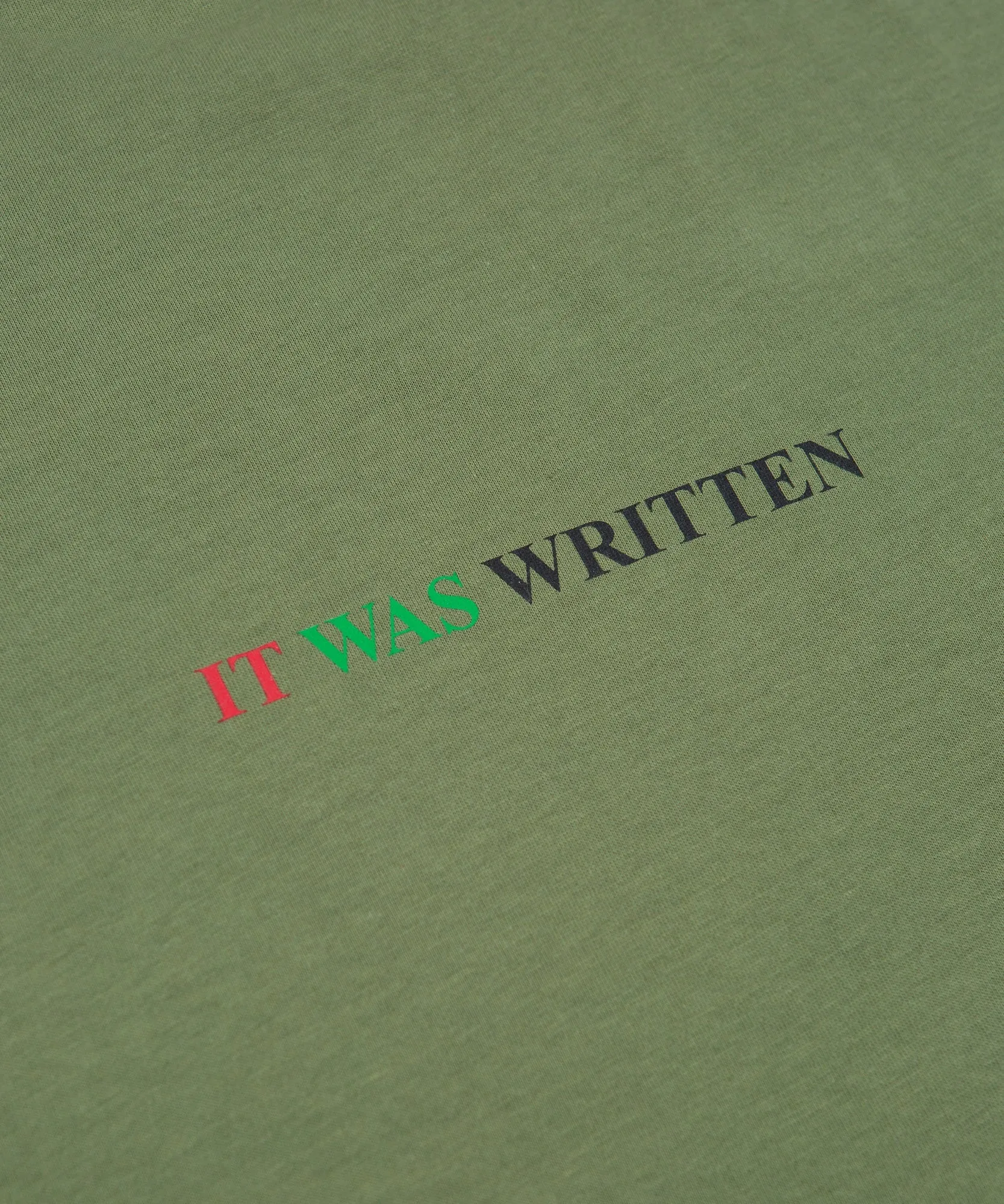 Patta It Was Written T-Shirt (Olivine)