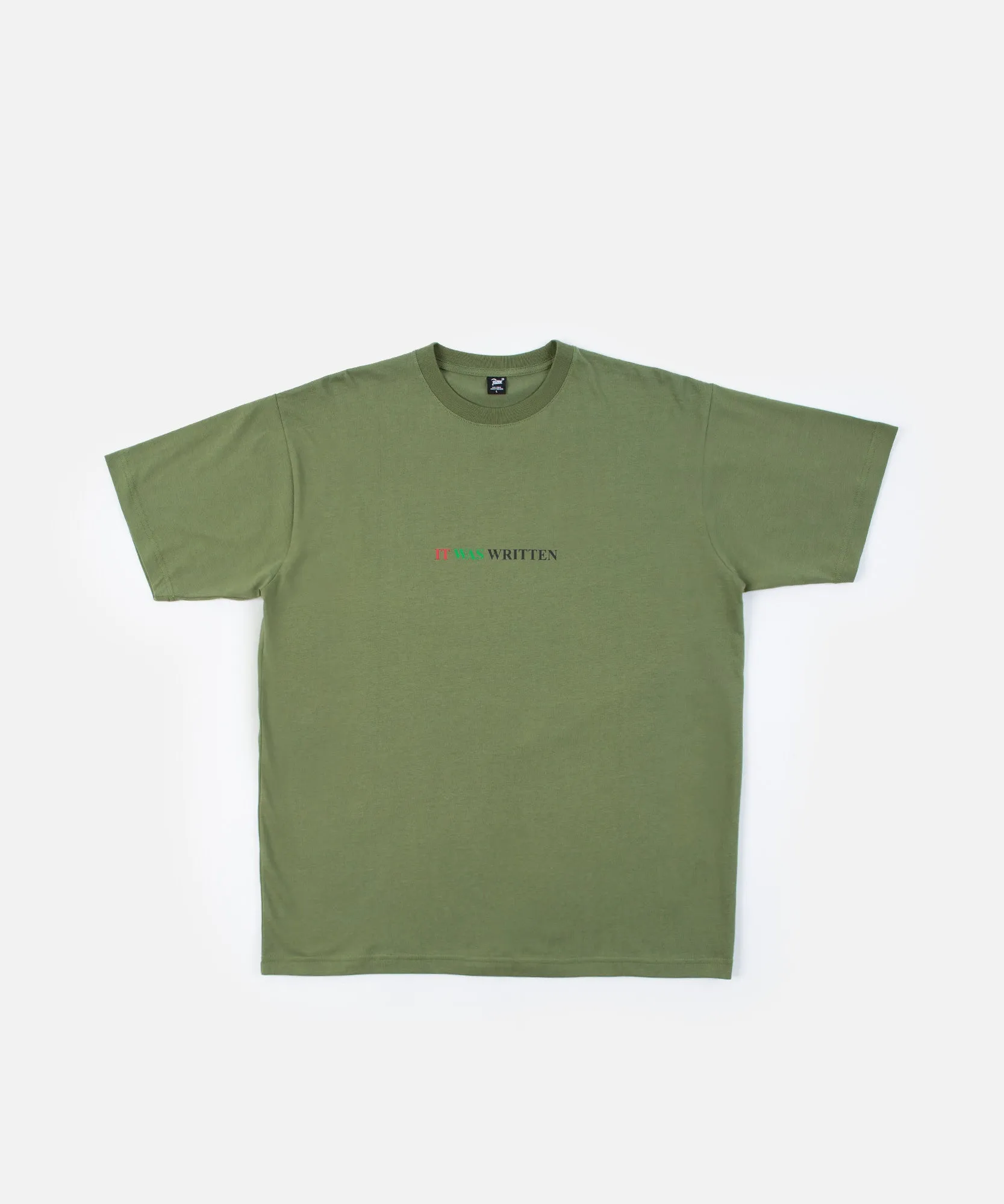 Patta It Was Written T-Shirt (Olivine)