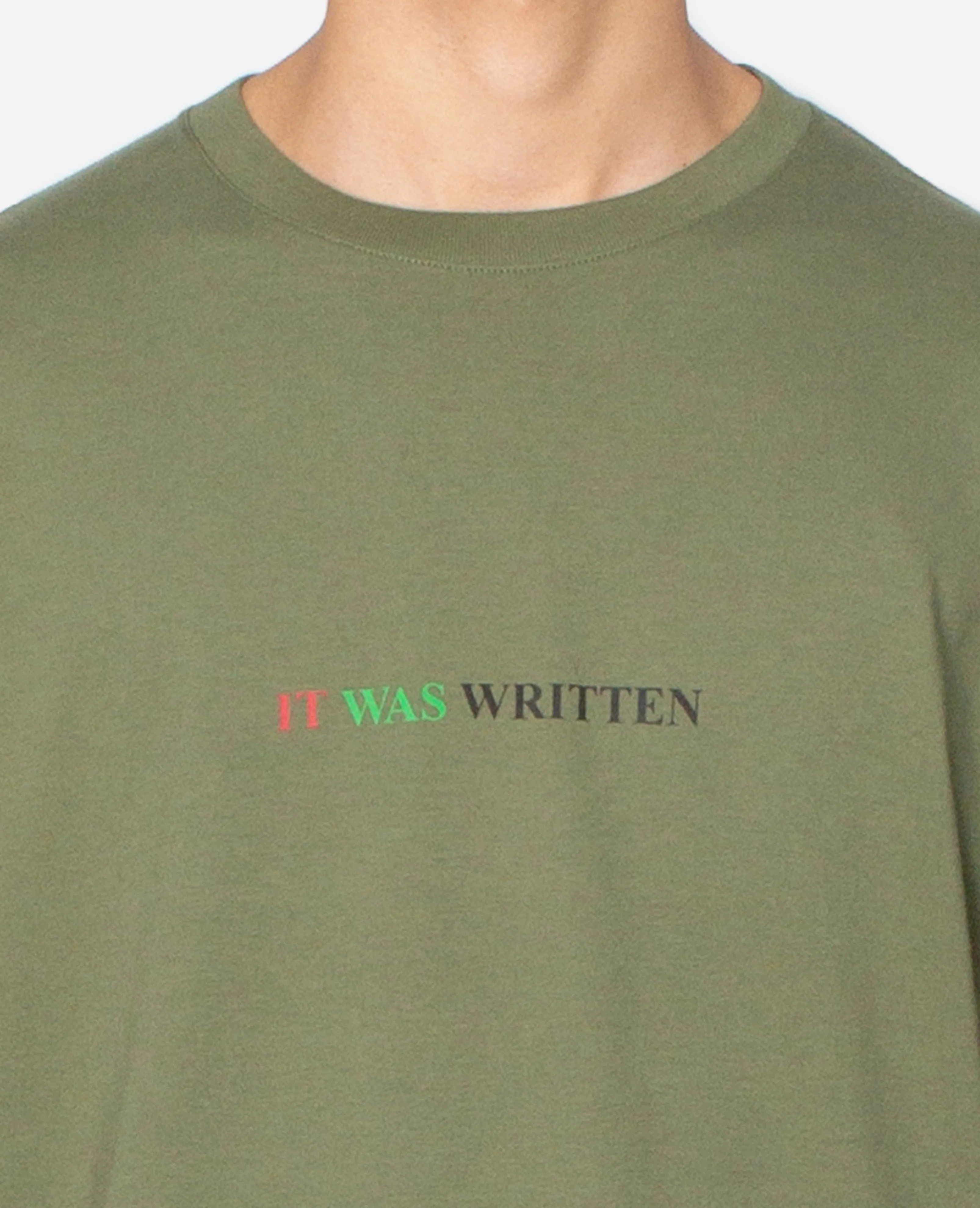 Patta It Was Written T-Shirt (Olivine)