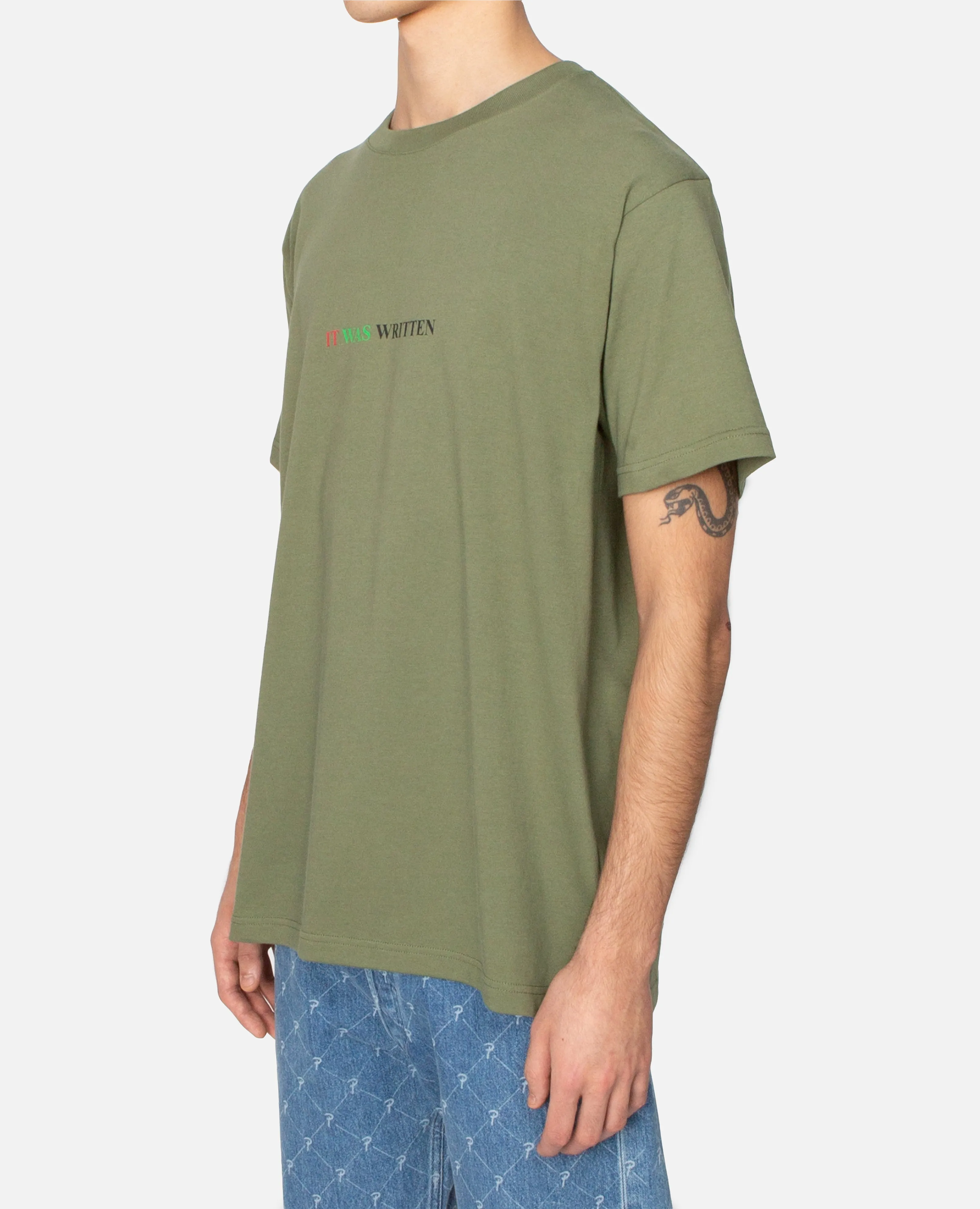 Patta It Was Written T-Shirt (Olivine)