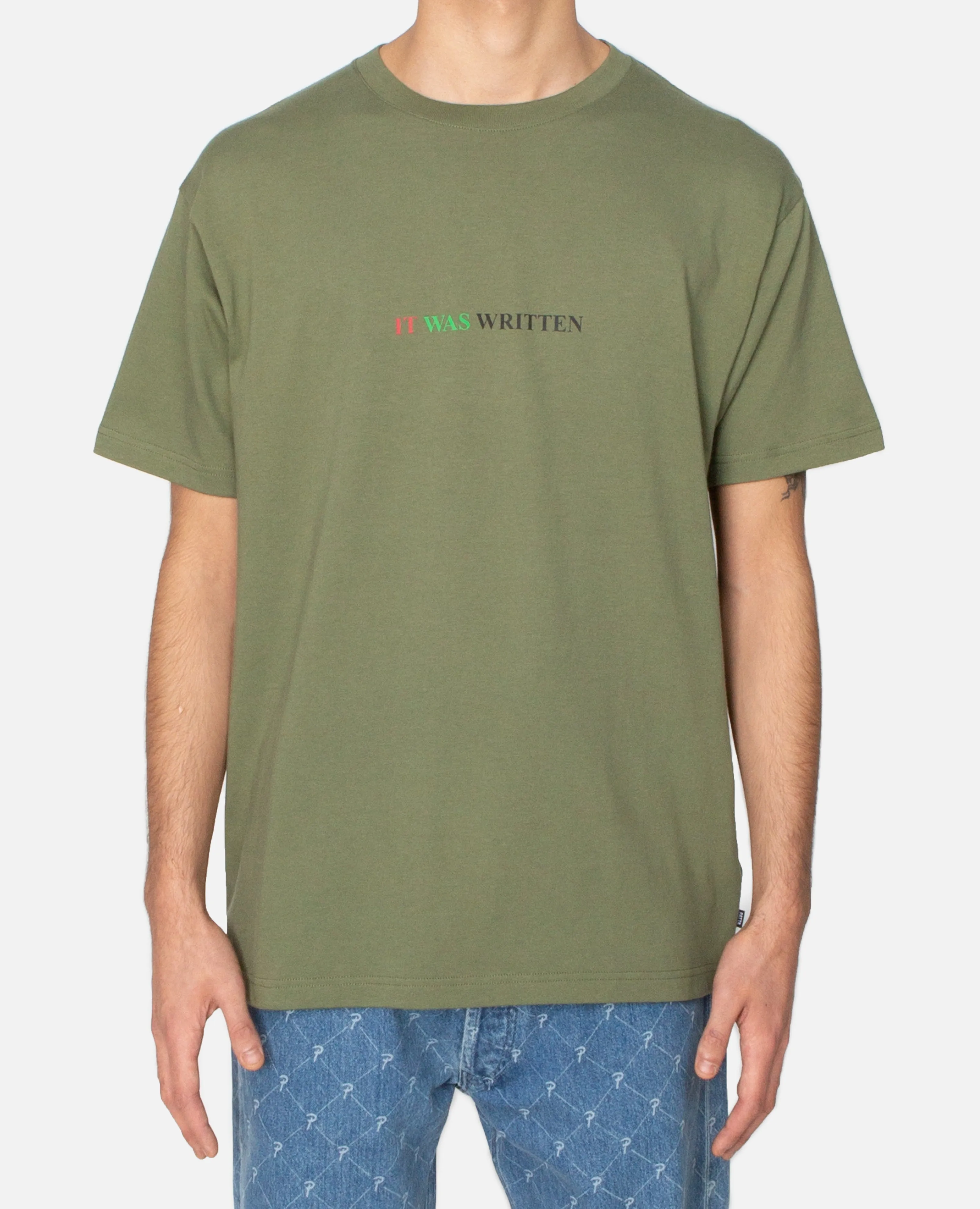 Patta It Was Written T-Shirt (Olivine)