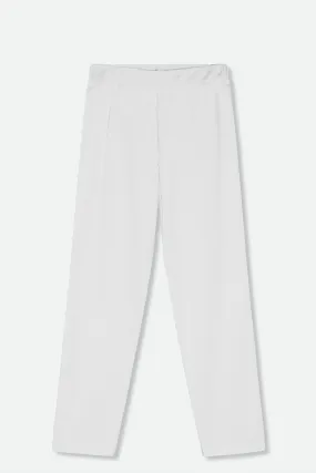 PERRYN PANT IN COTTON STRETCH IN WHITE