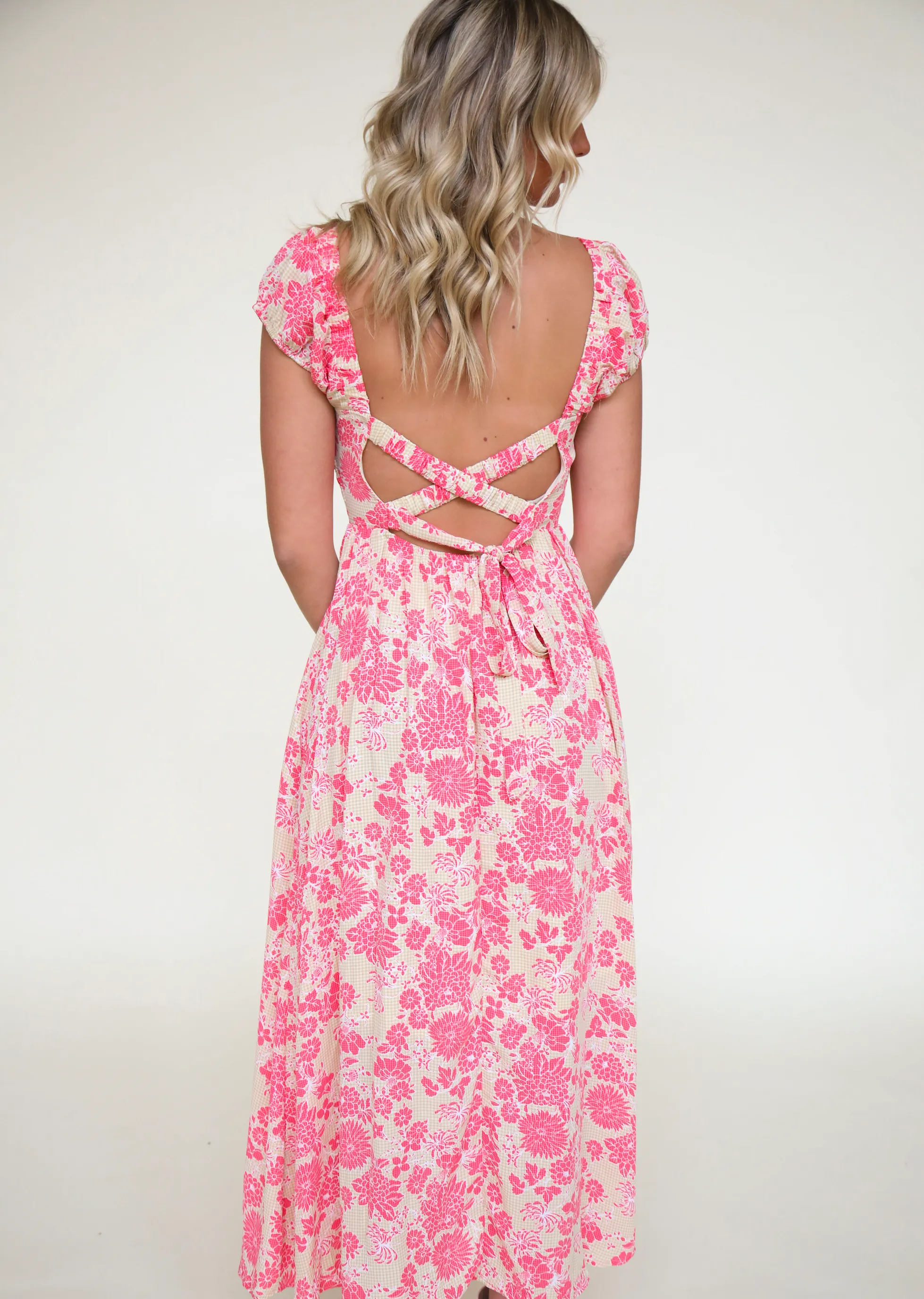 Pink Spring Maxi Dress