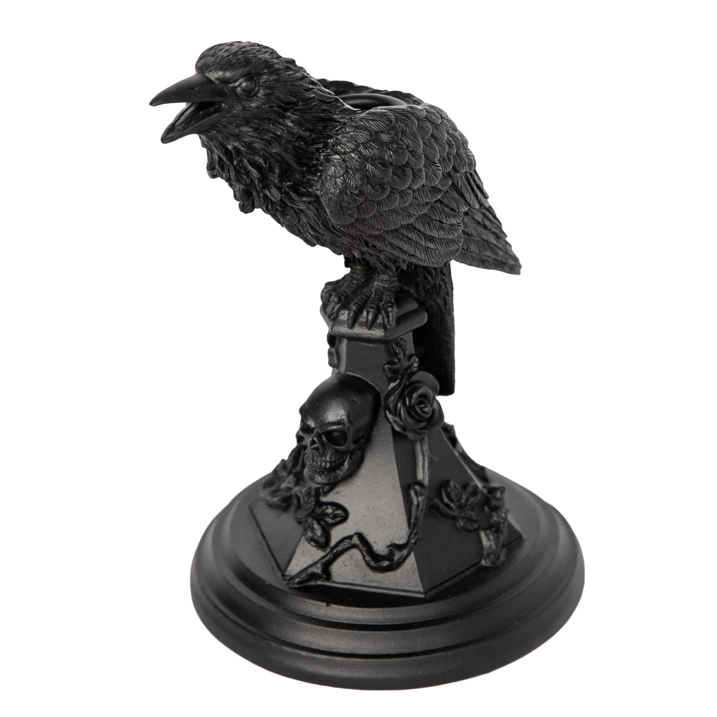 Poe's Raven Haunted Mansion Candle Holder