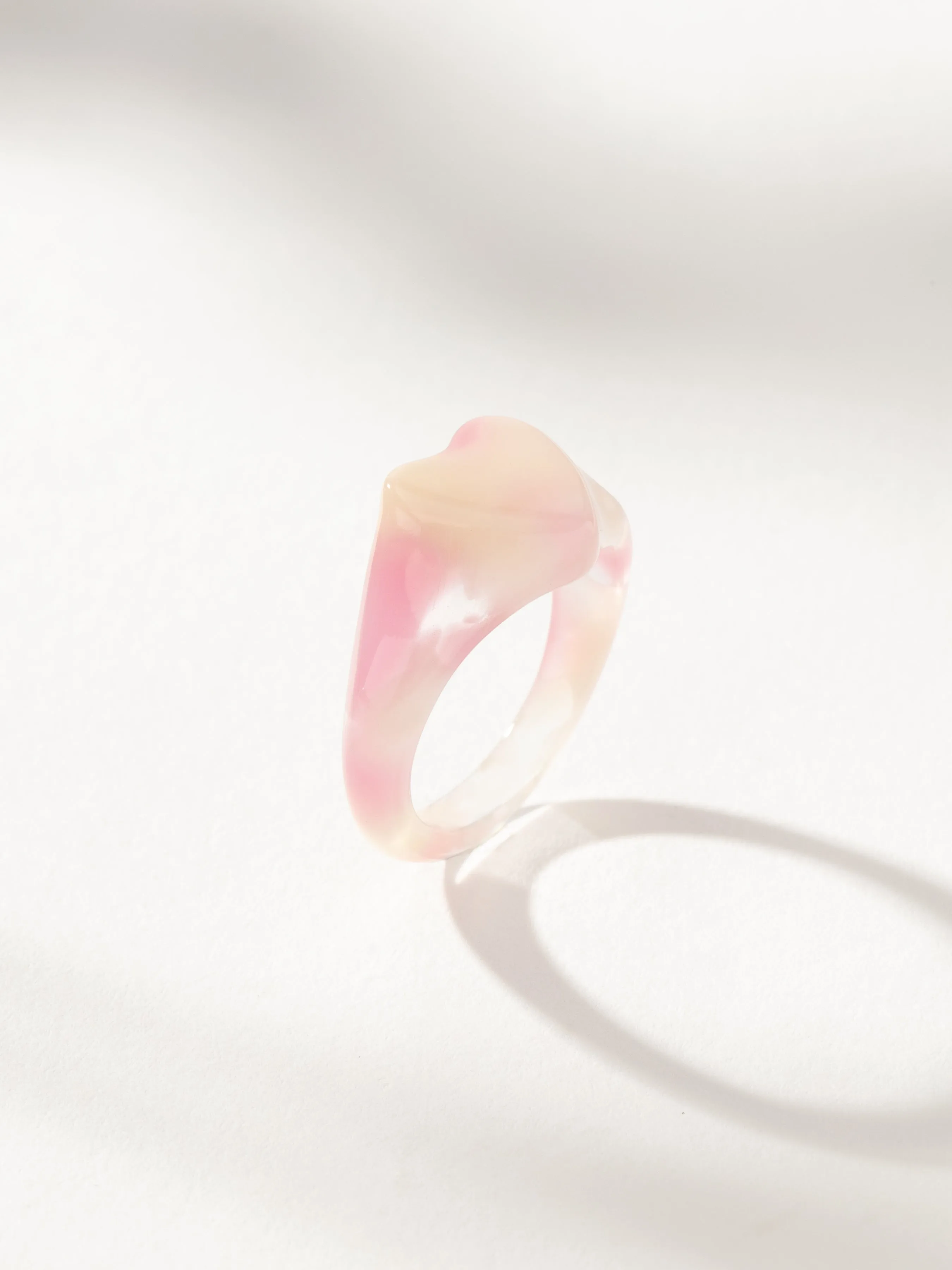 Resin Heart Ring