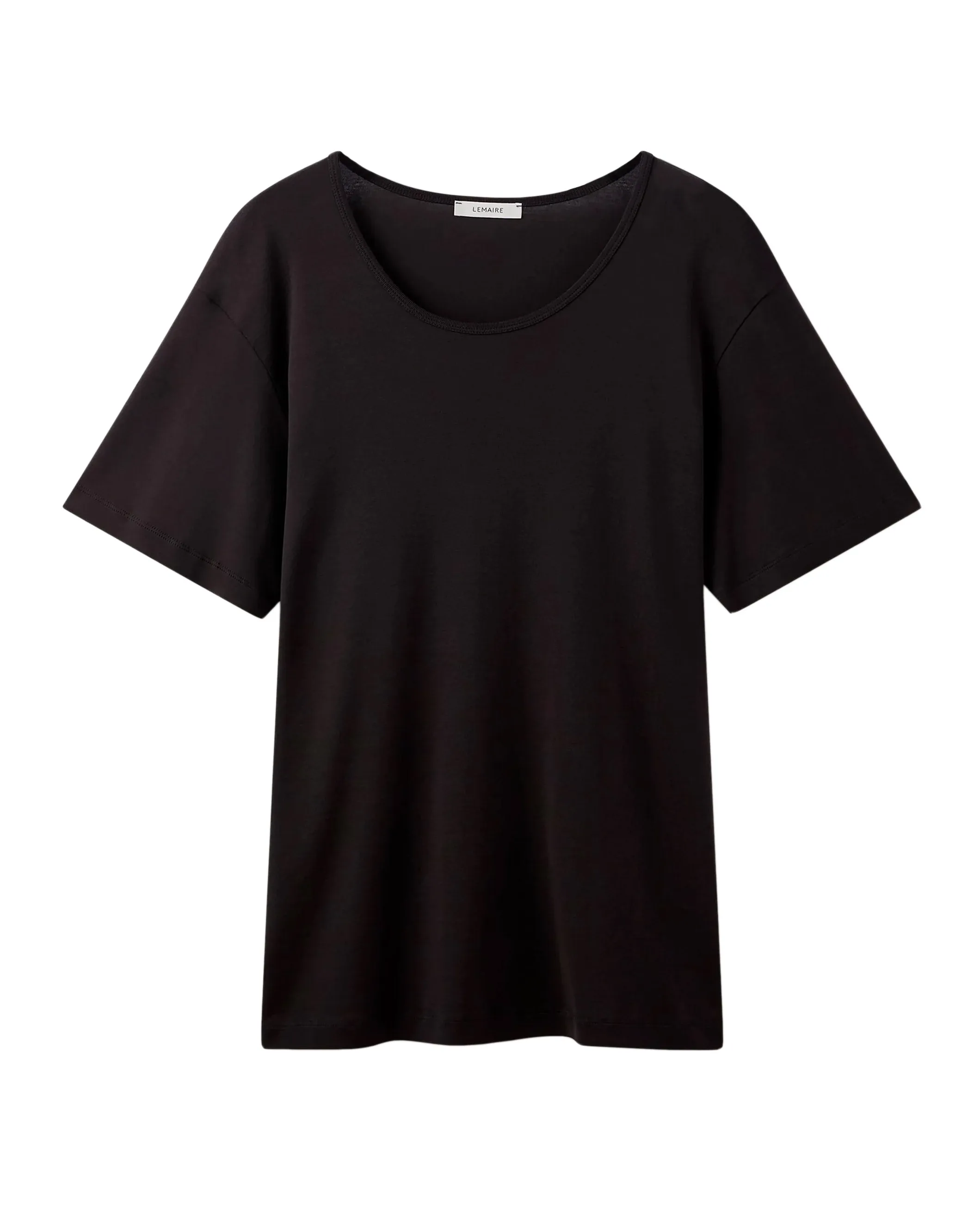 Rib U Neck T-Shirt