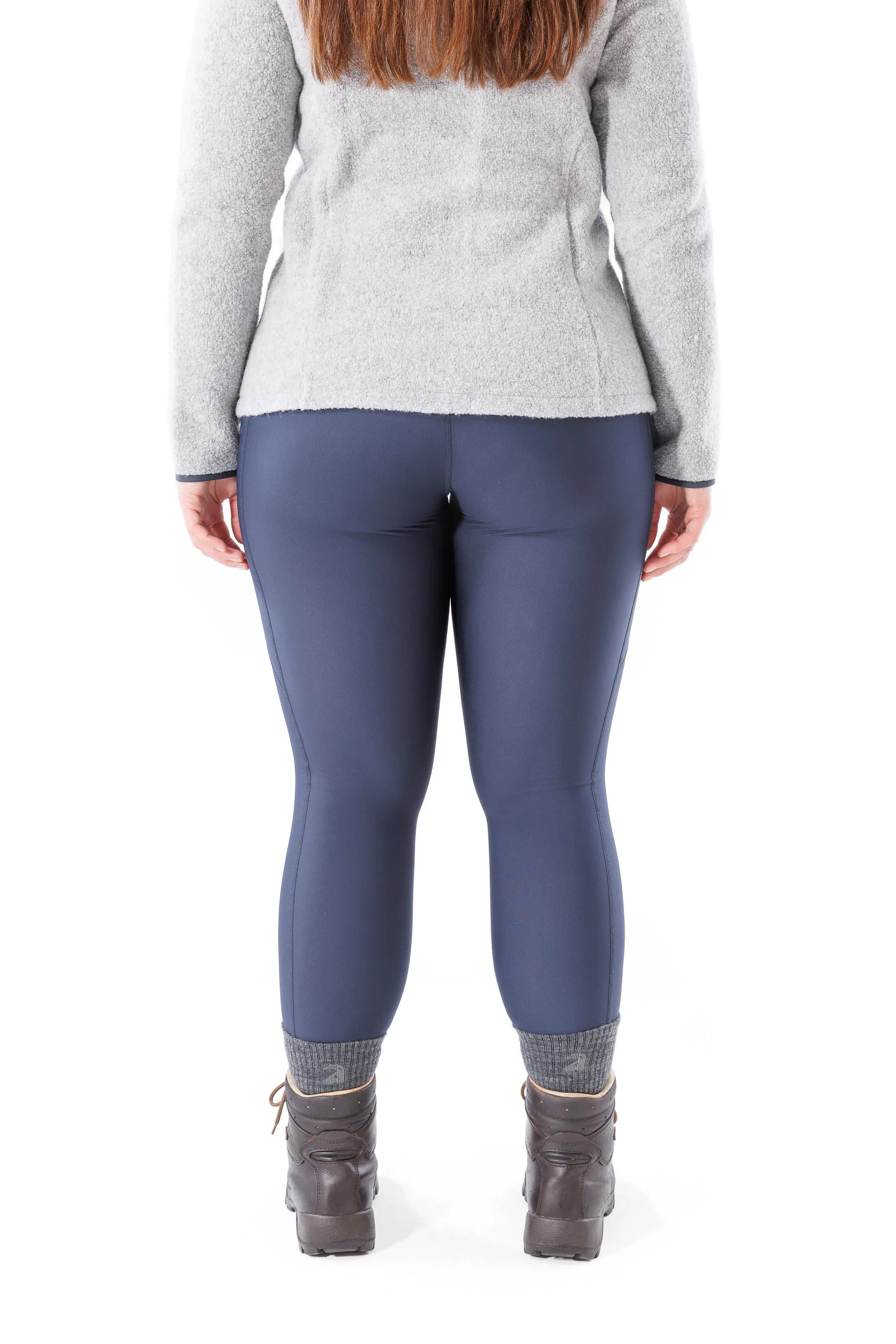 Rise Thermo Pocket Leggings Indigo Blue - Tall ( 7cm)