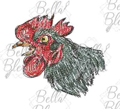 Rooster Scribble Bundle