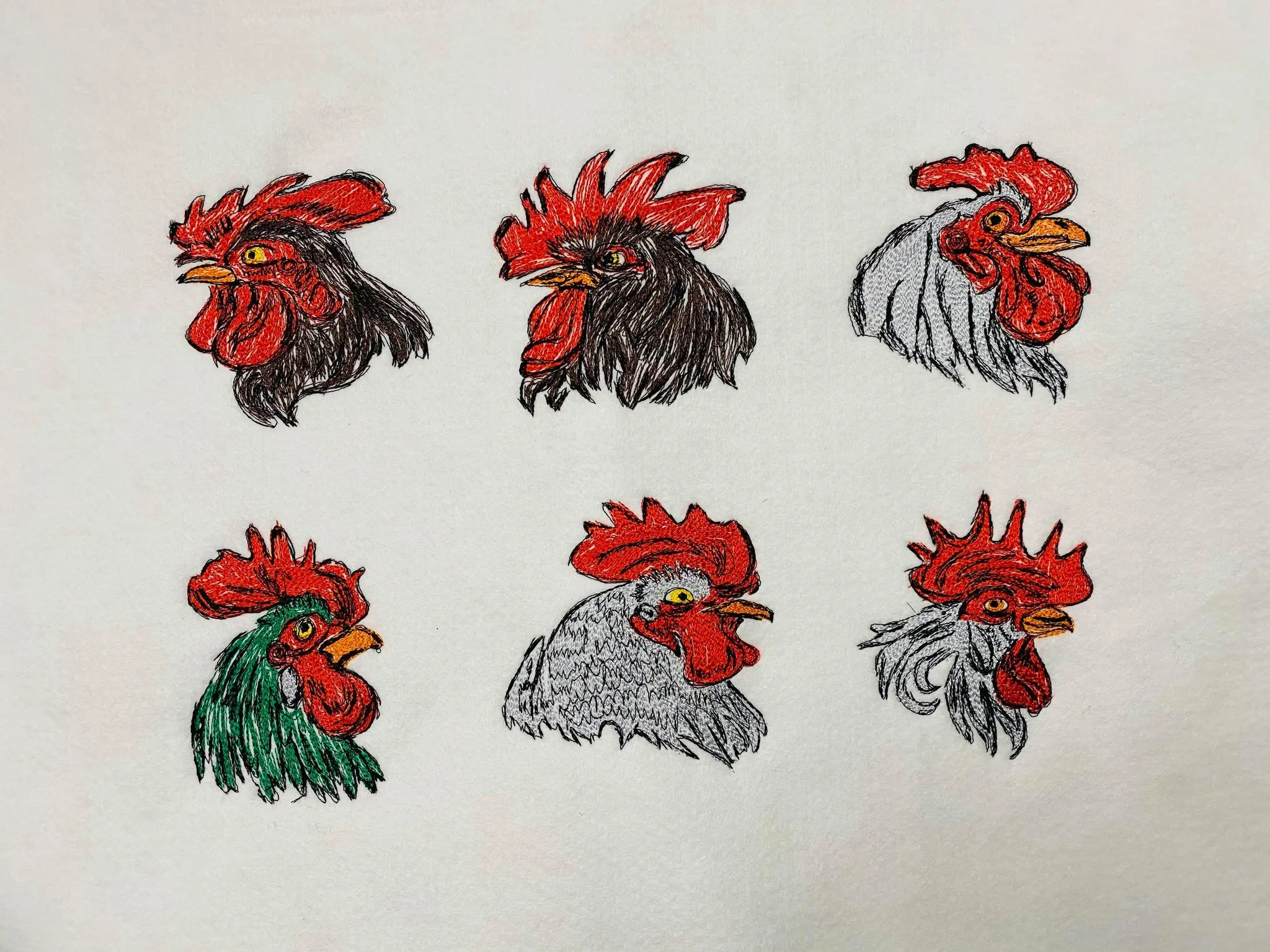 Rooster Scribble Bundle