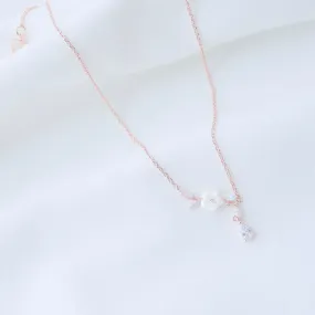 Rose Gold Winter Jasmine Necklace