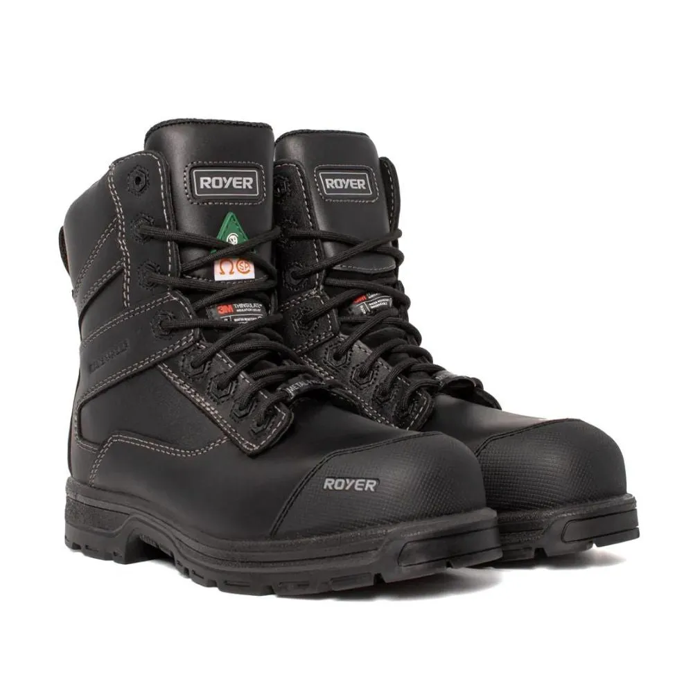 Royer Agility Unisex 8" Winter Safety Composite Toe Work Boot With Vibram Arctic Grip 5707