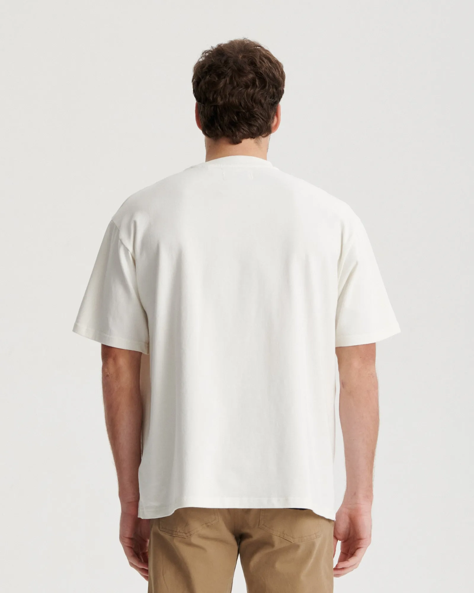 Scribble Pocket Tee - Vintage White