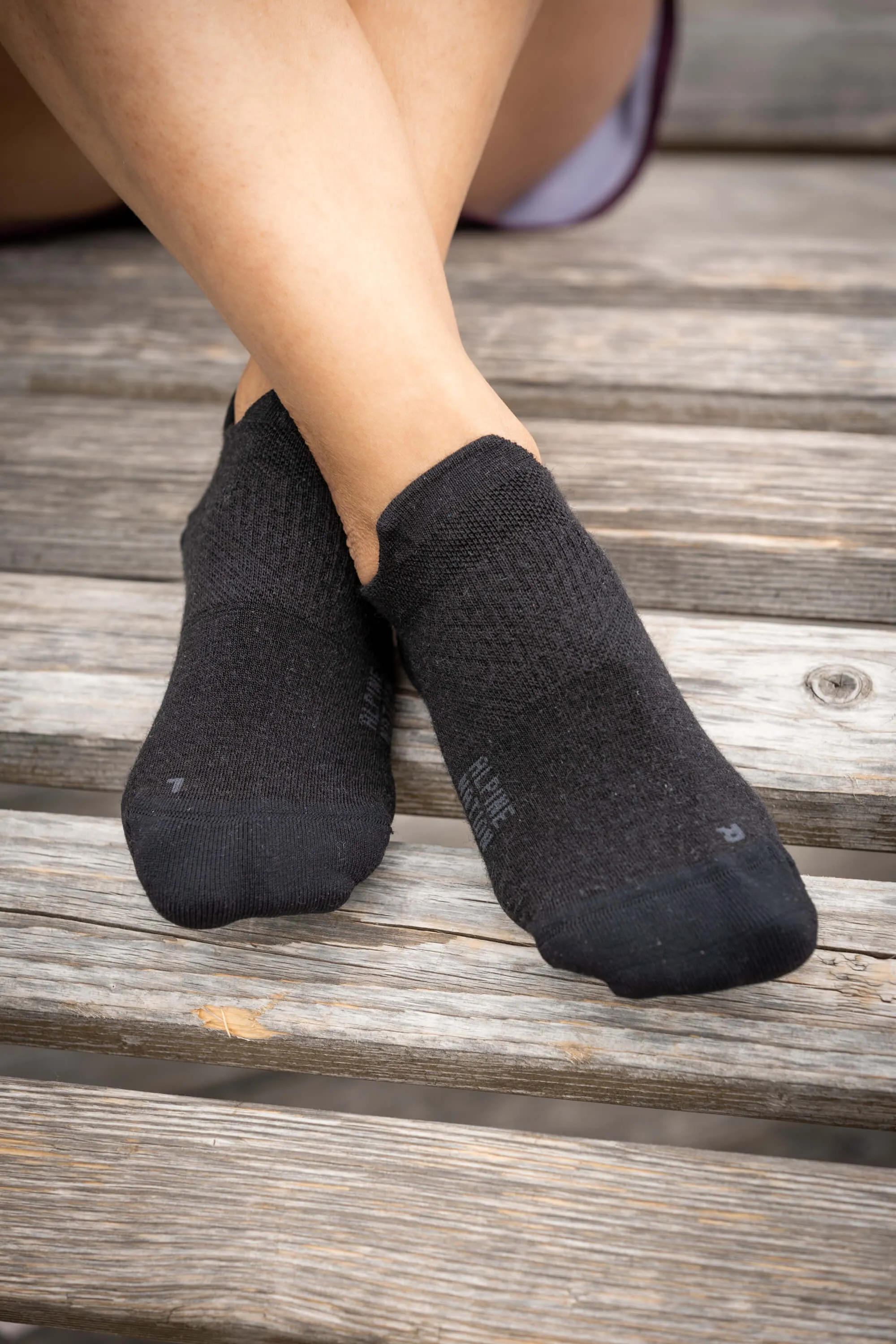 Seceda Light Merino Low Ankle Socks Midnight