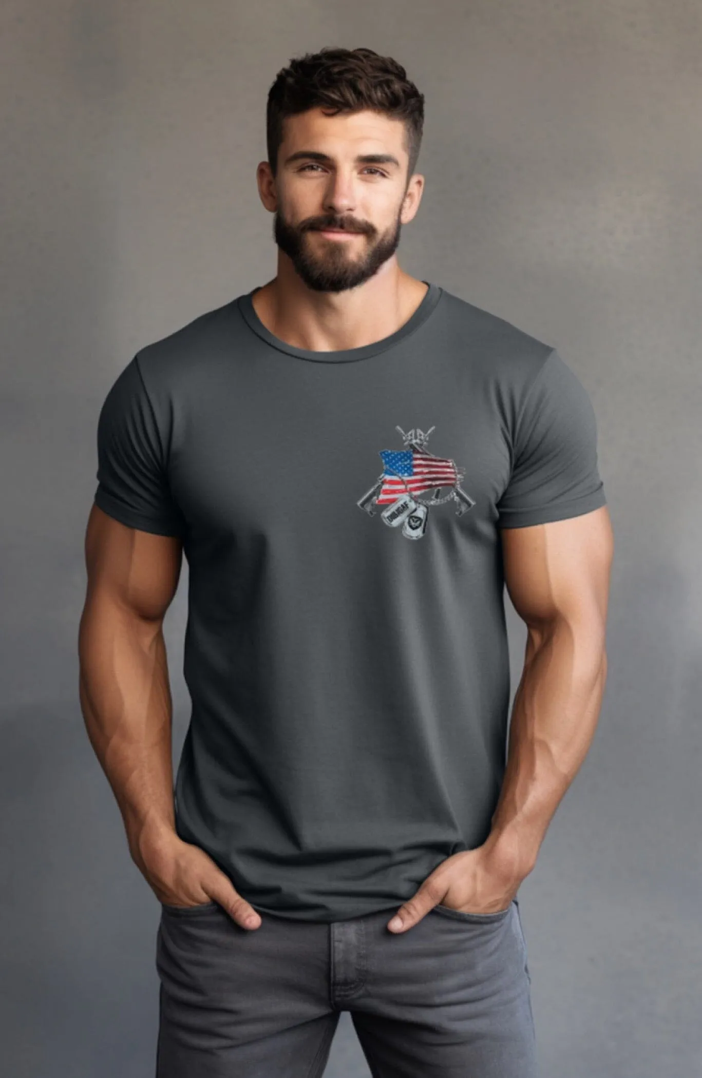 Simple American Warfare T-shirt