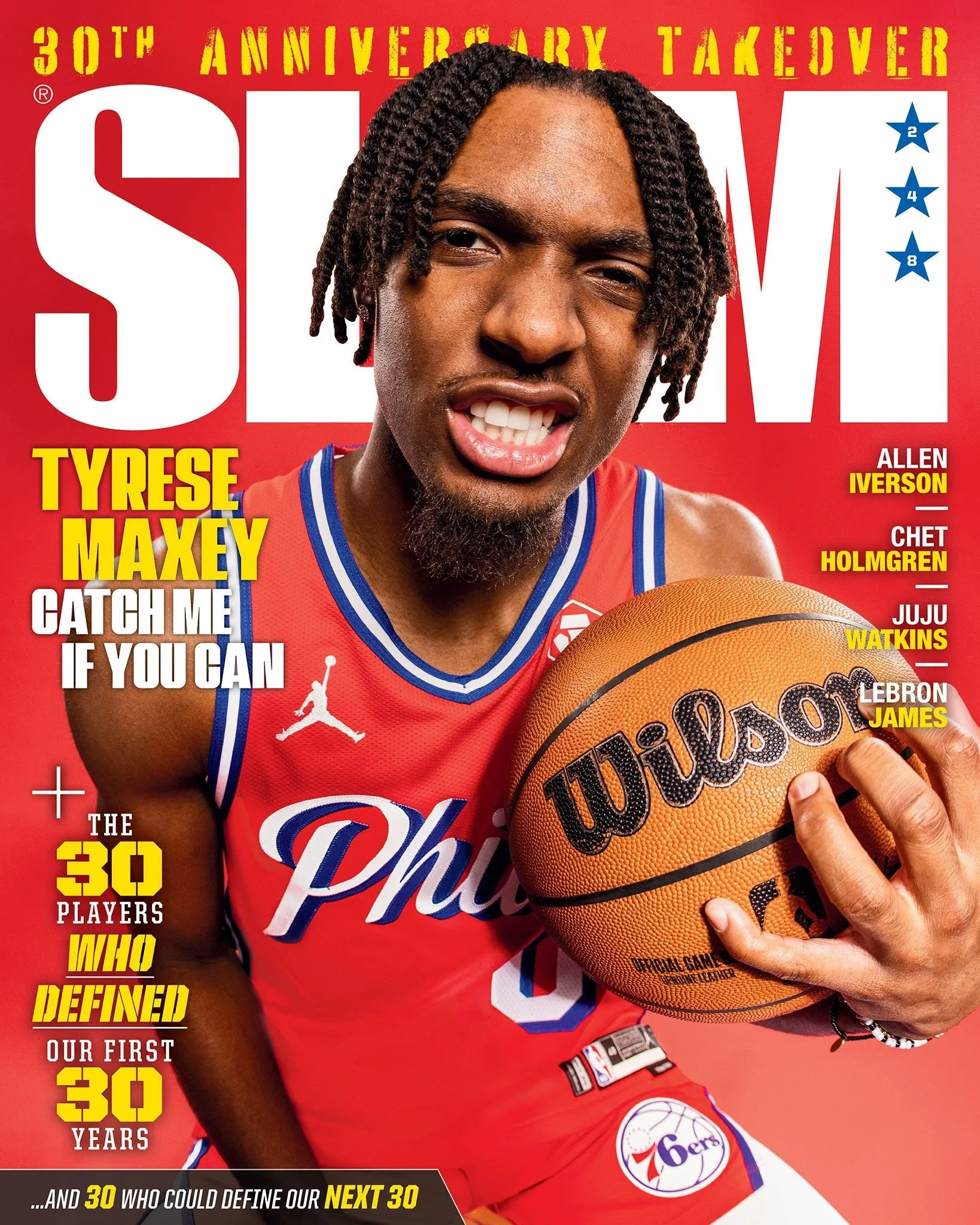 SLAM 248: Tyrese Maxey (Cover 2 of 4)