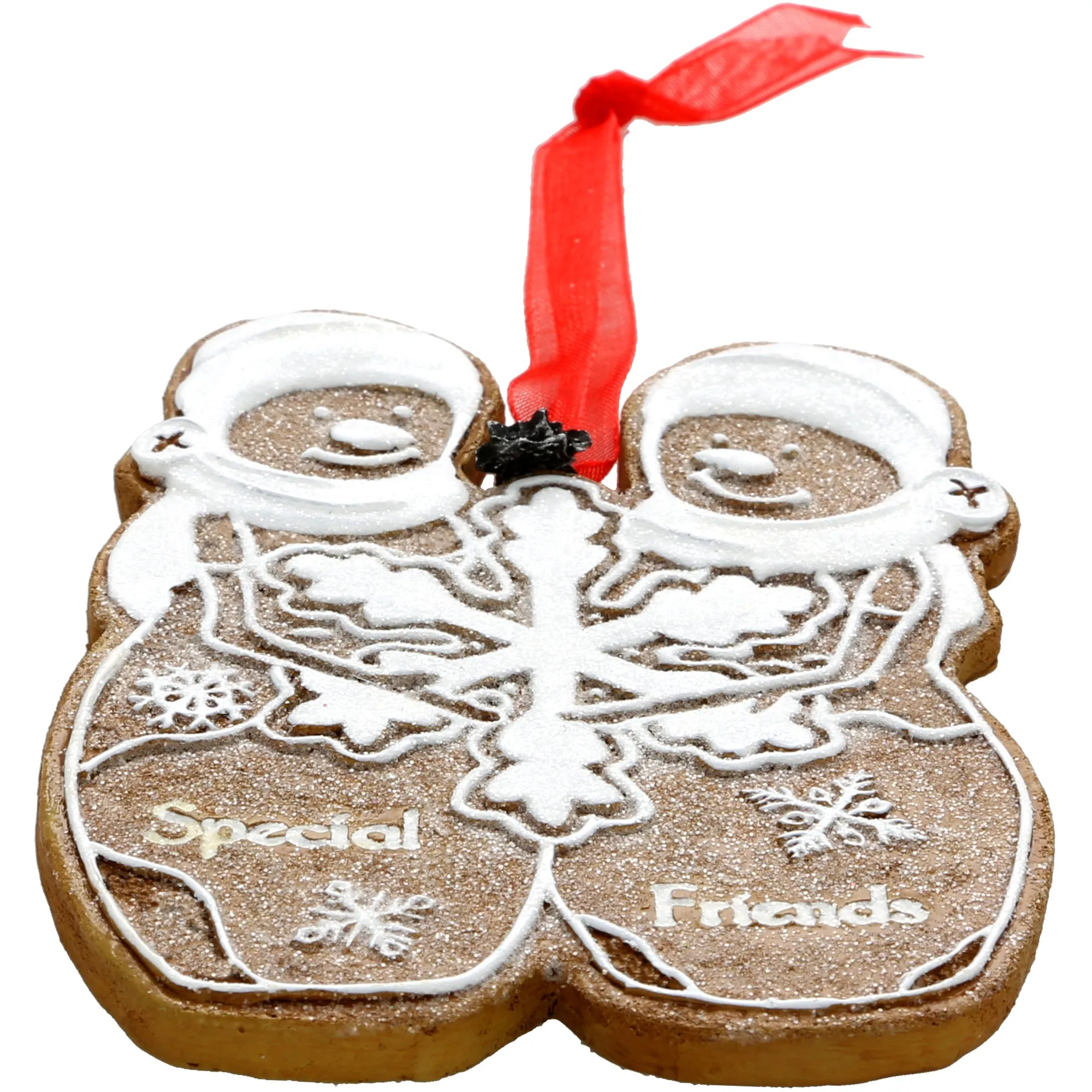 Special Friends 4" Snowcouple Ornament