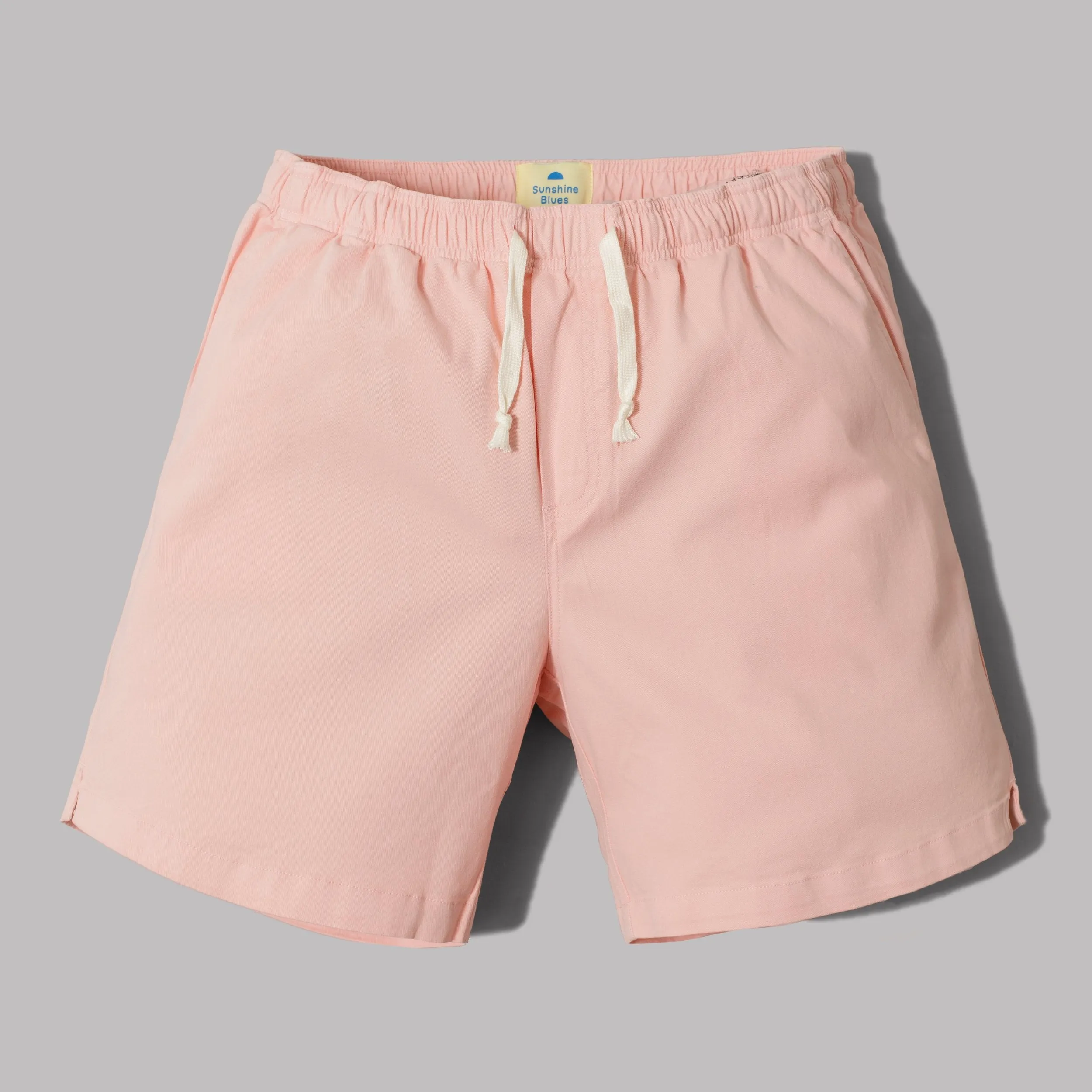 Sunshine Blues Drawstring Shorts (Lotus Pink)