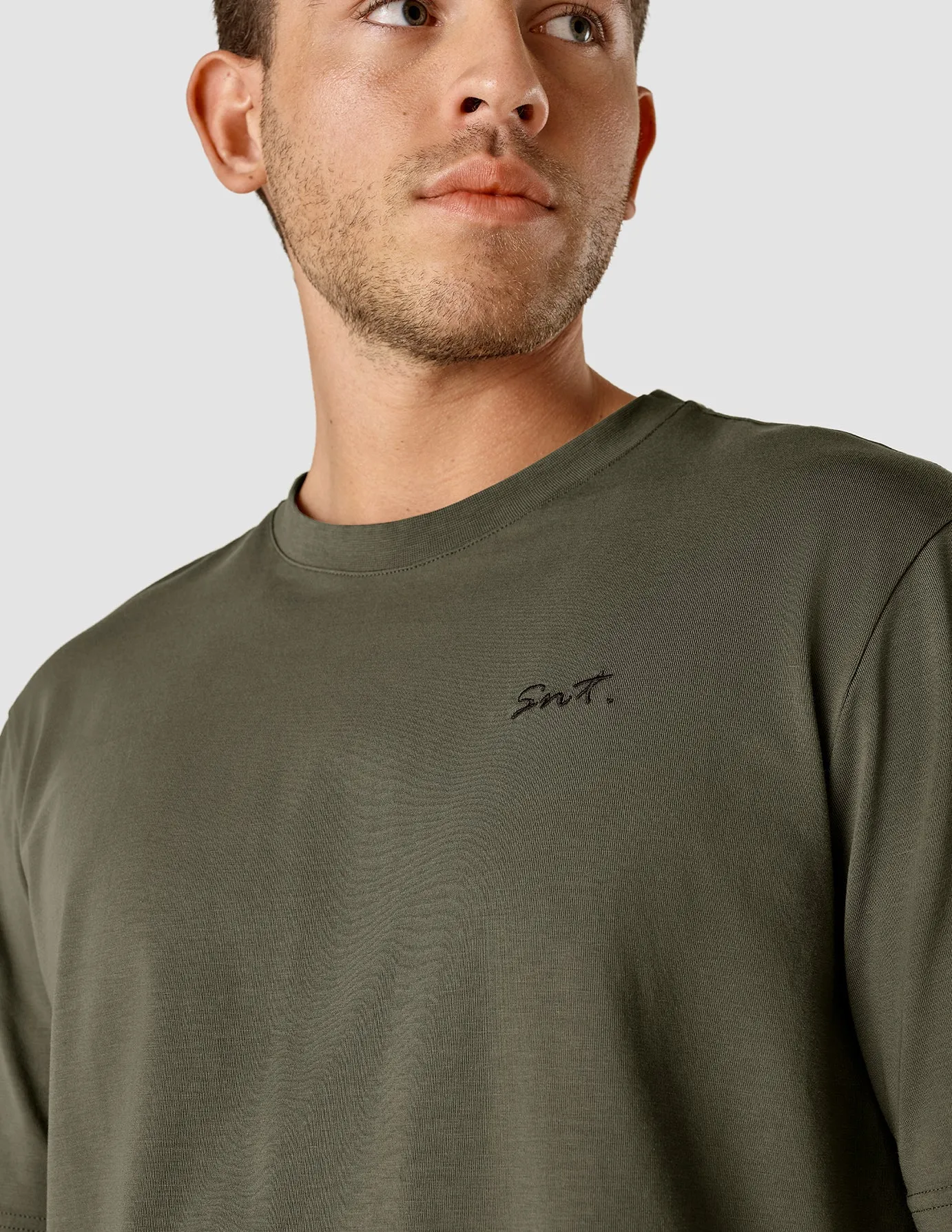 Supima T-Shirt Box Fit Legacy Remote Green