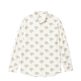 The Hutton Oversized Shirt - White/Floral