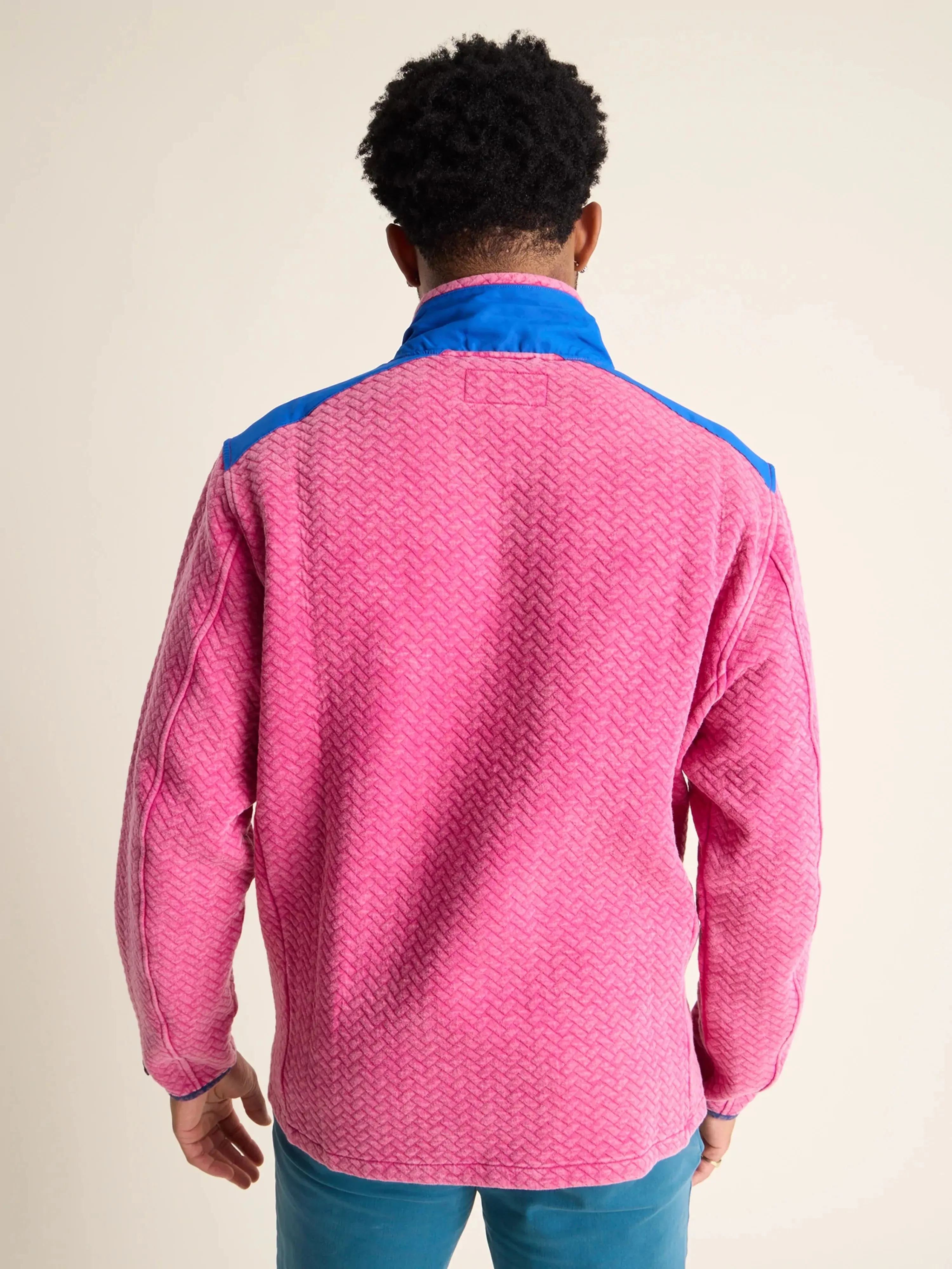 The Let Me Pink (Quilted Quarter-Zip)