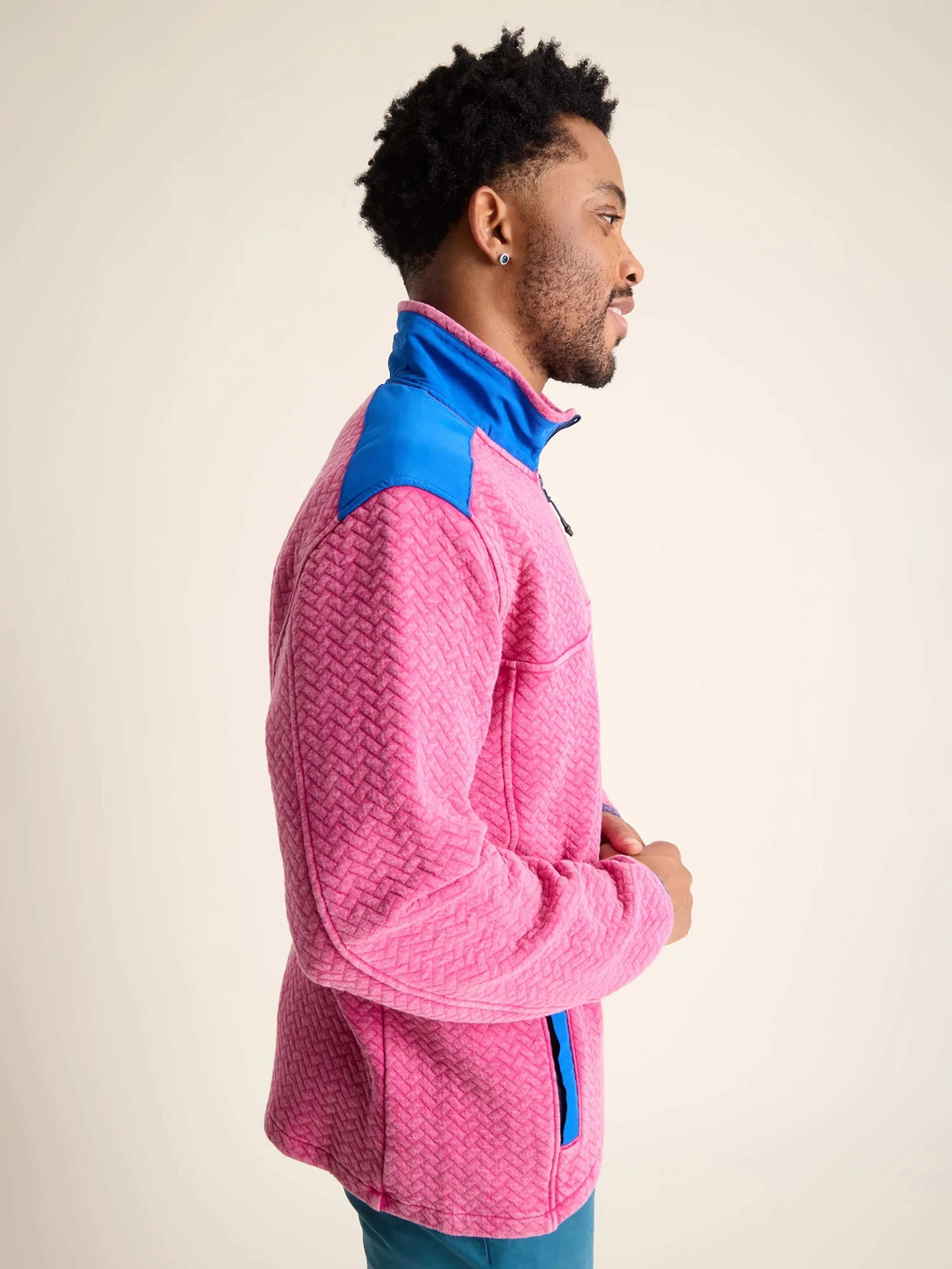 The Let Me Pink (Quilted Quarter-Zip)