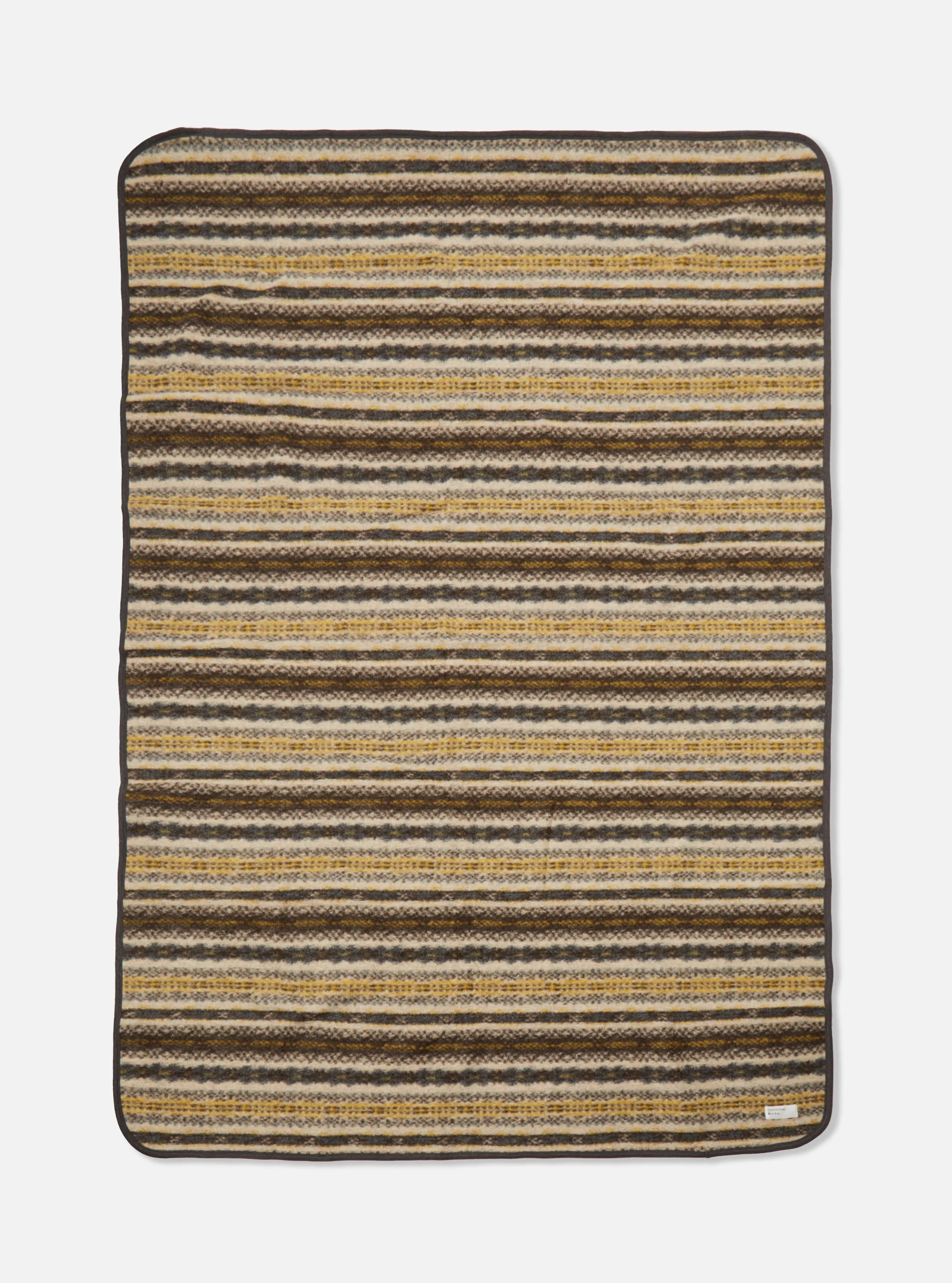 Universal Works Blanket in Fairisle Mix Wool Fleece