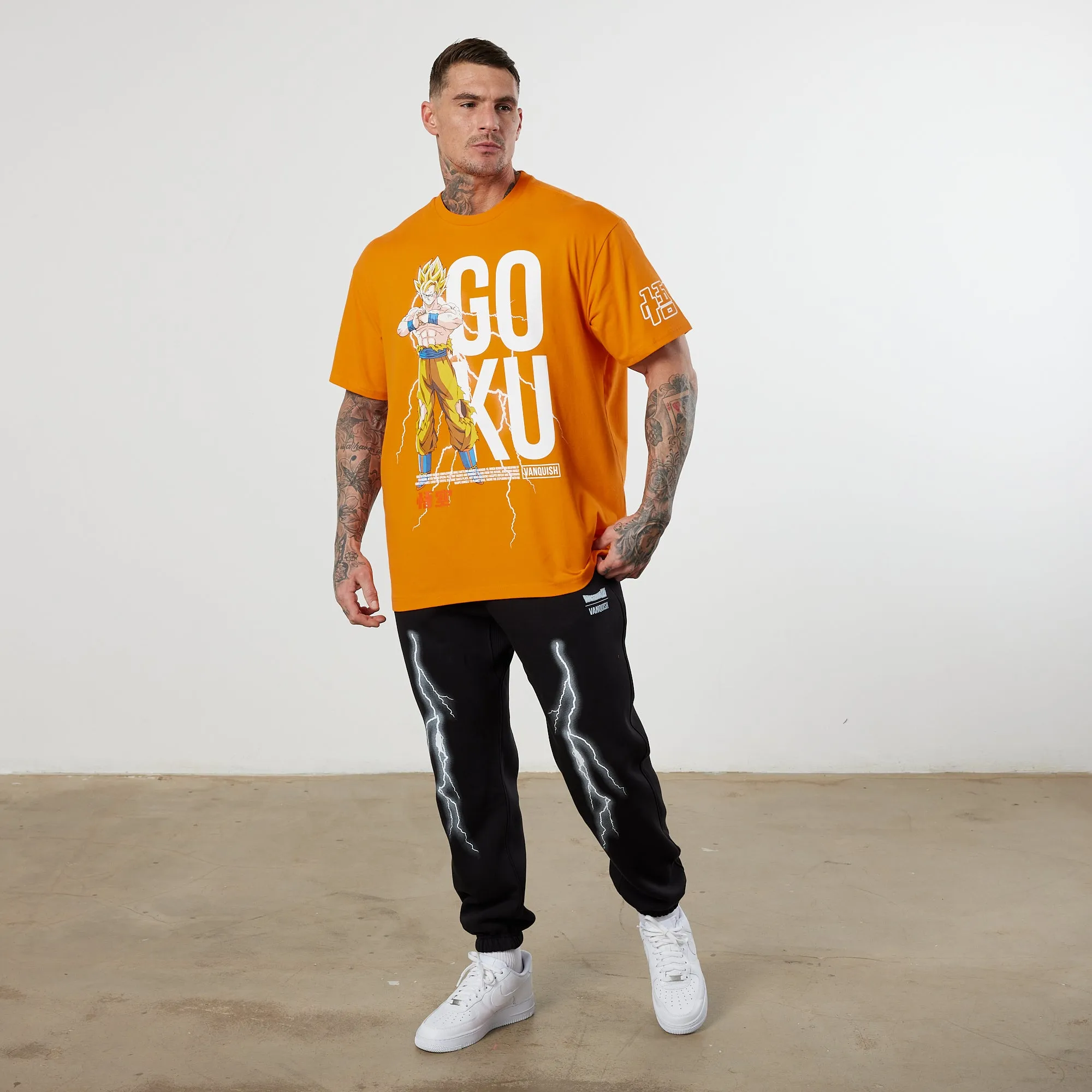 Vanquish DBZ CS Goku Orange Oversized T Shirt