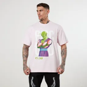 Vanquish DBZ CS Piccolo Pale Pink Oversized T Shirt