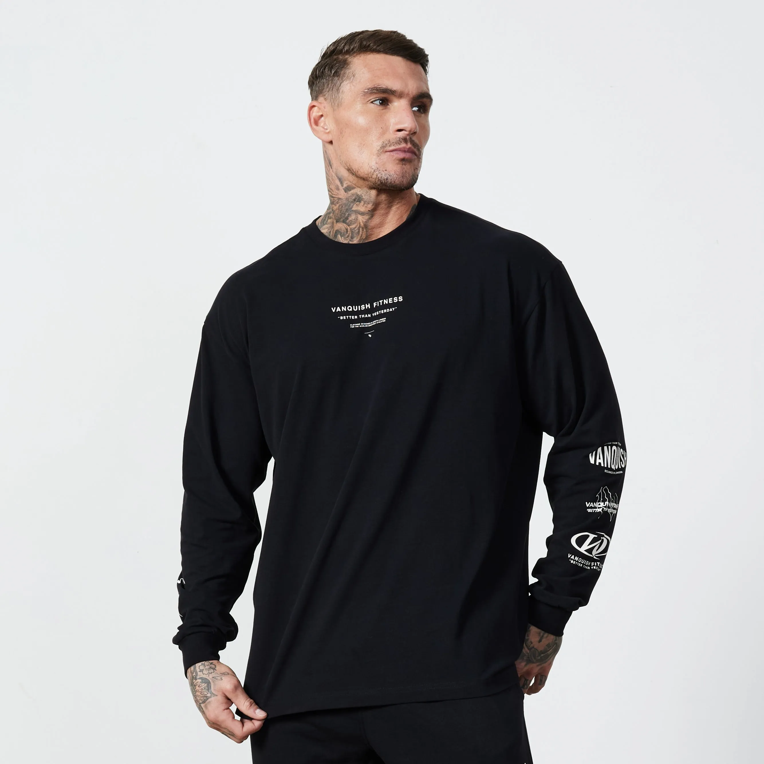 Vanquish TSP Black 2023 Collective Long Sleeve Oversized T Shirt