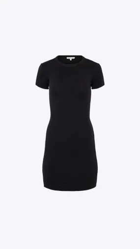 Verona Tee Mini Dress - Jet Black