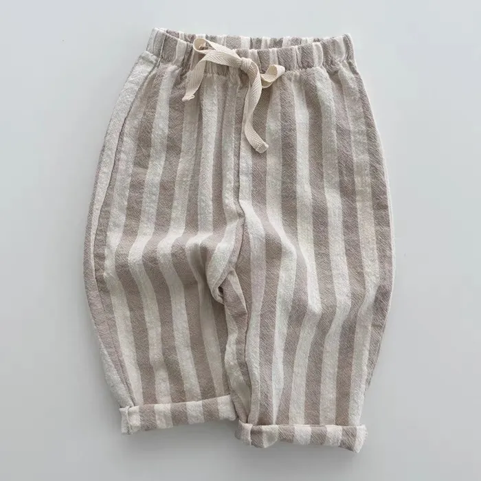 Vintage Linen Stripe Pants