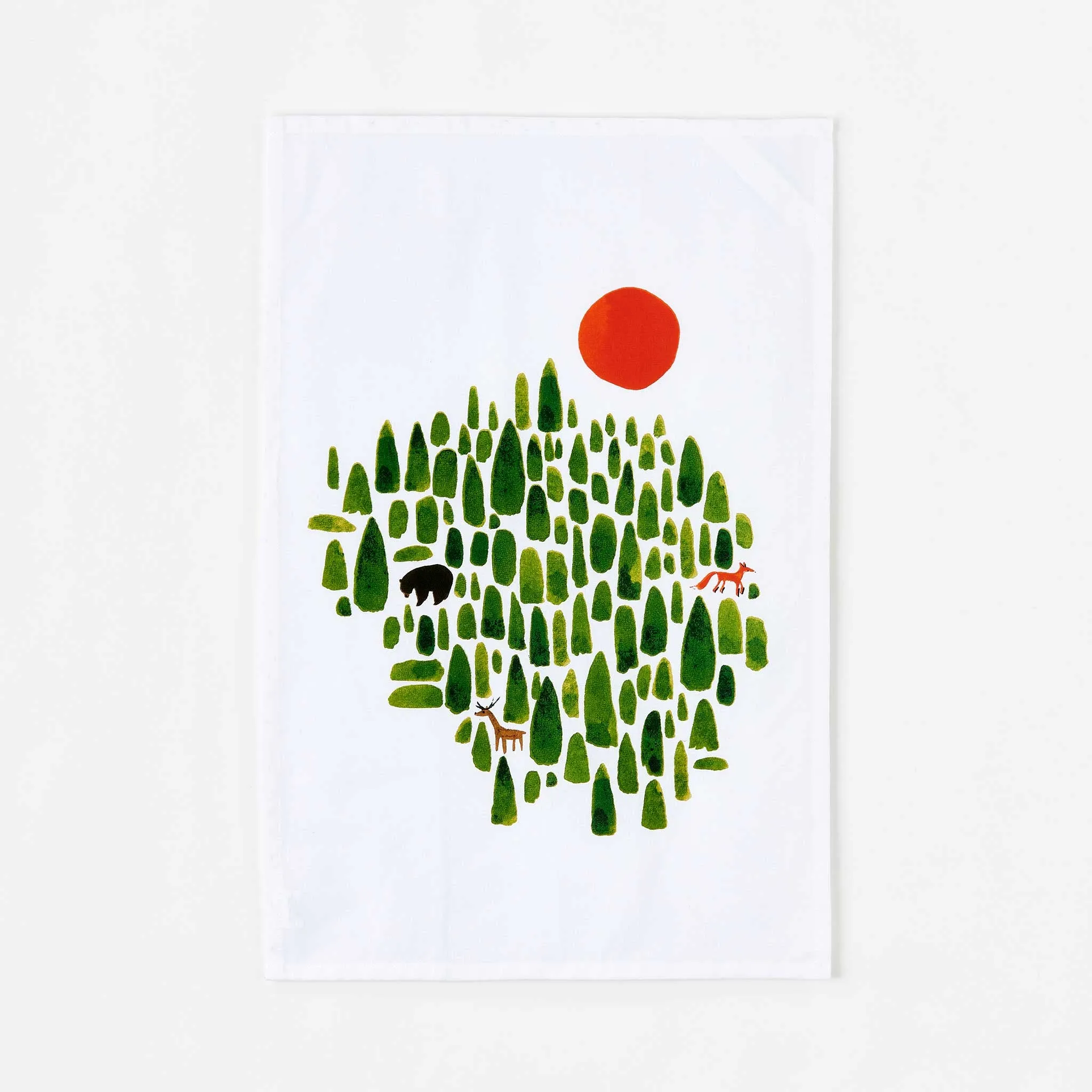 Winter Holiday Tea Towel