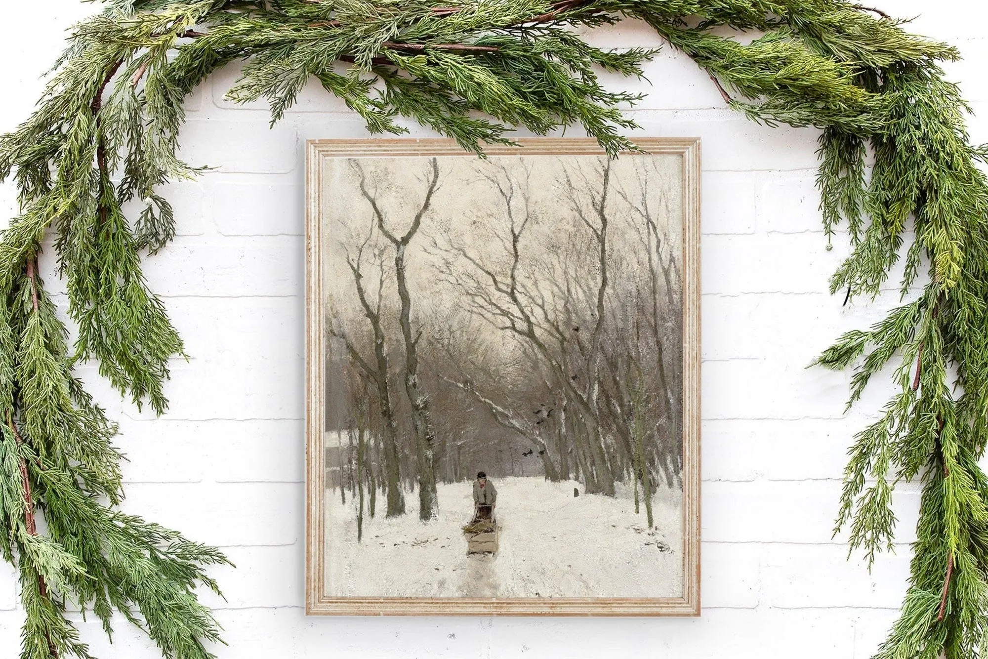 Winter Sleigh Wall Art