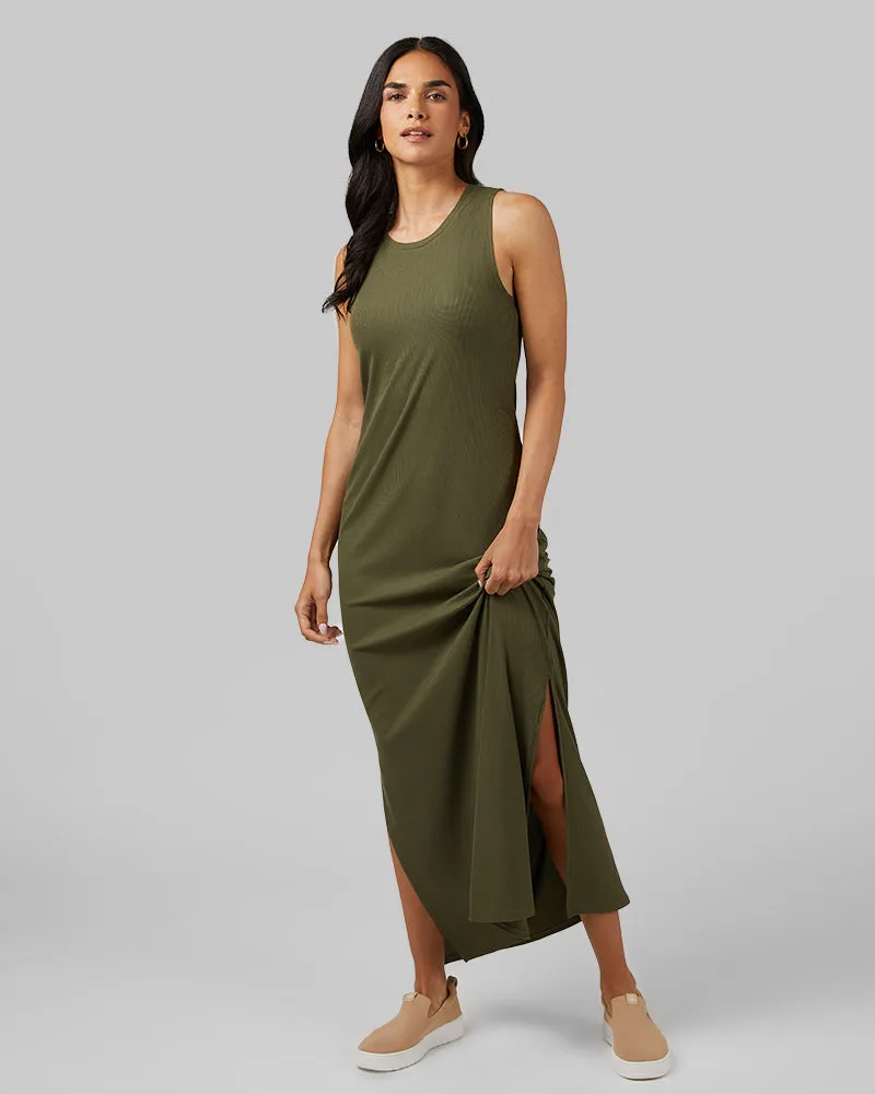 WOMEN'S SOFT RIB MAXI DRESS