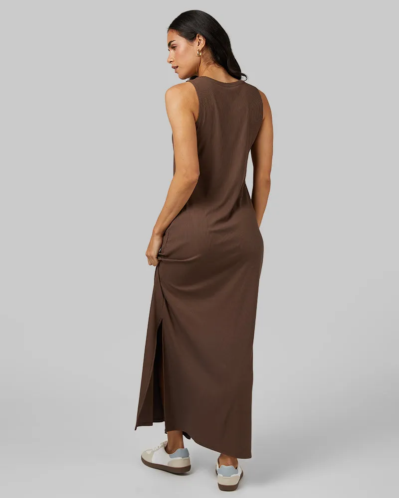 WOMEN'S SOFT RIB MAXI DRESS