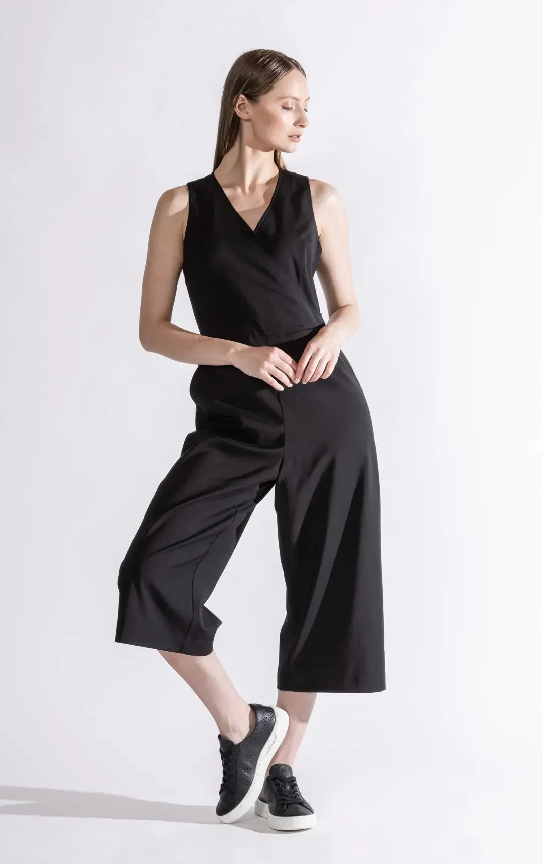 WRAP FRONT JUMPSUIT - CLEARANCE