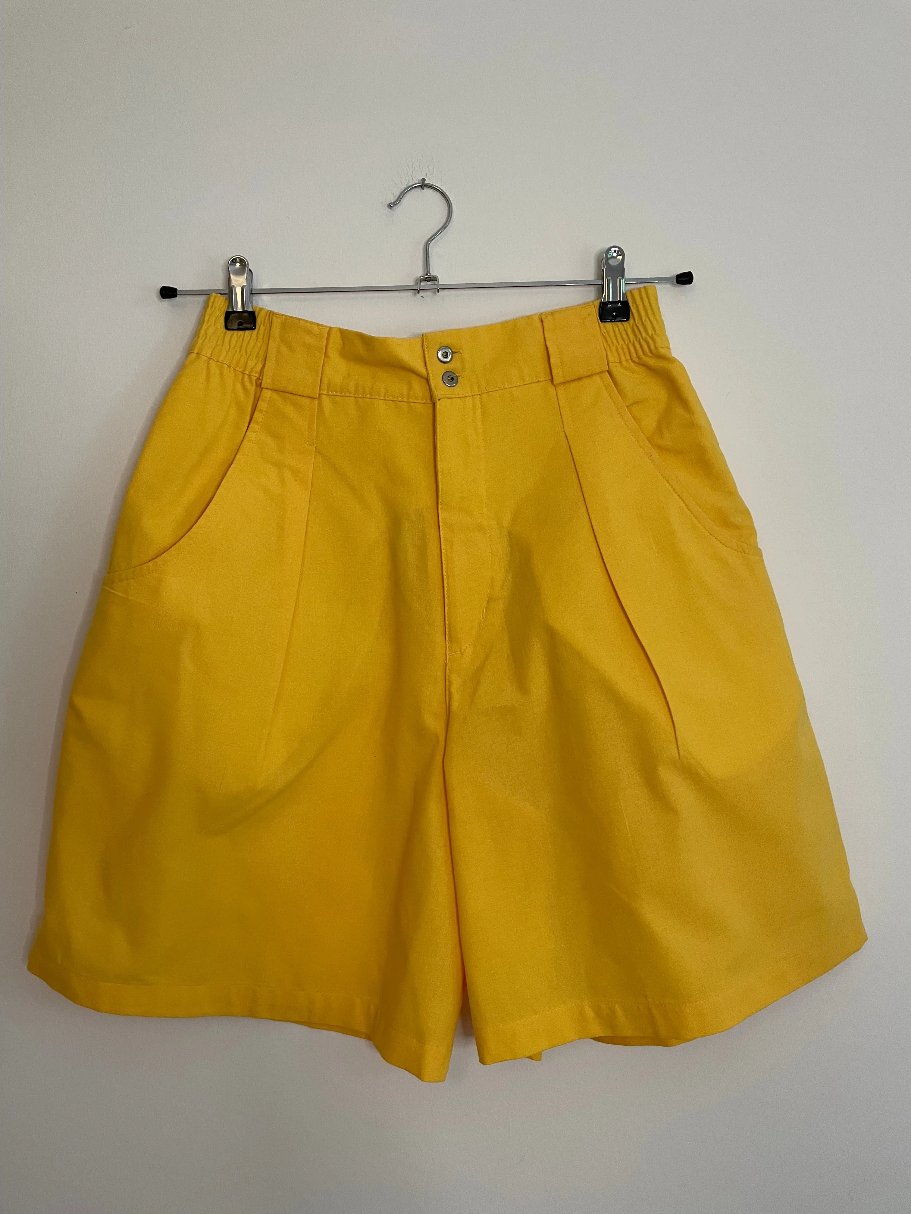 Yellow Bermuda Shorts