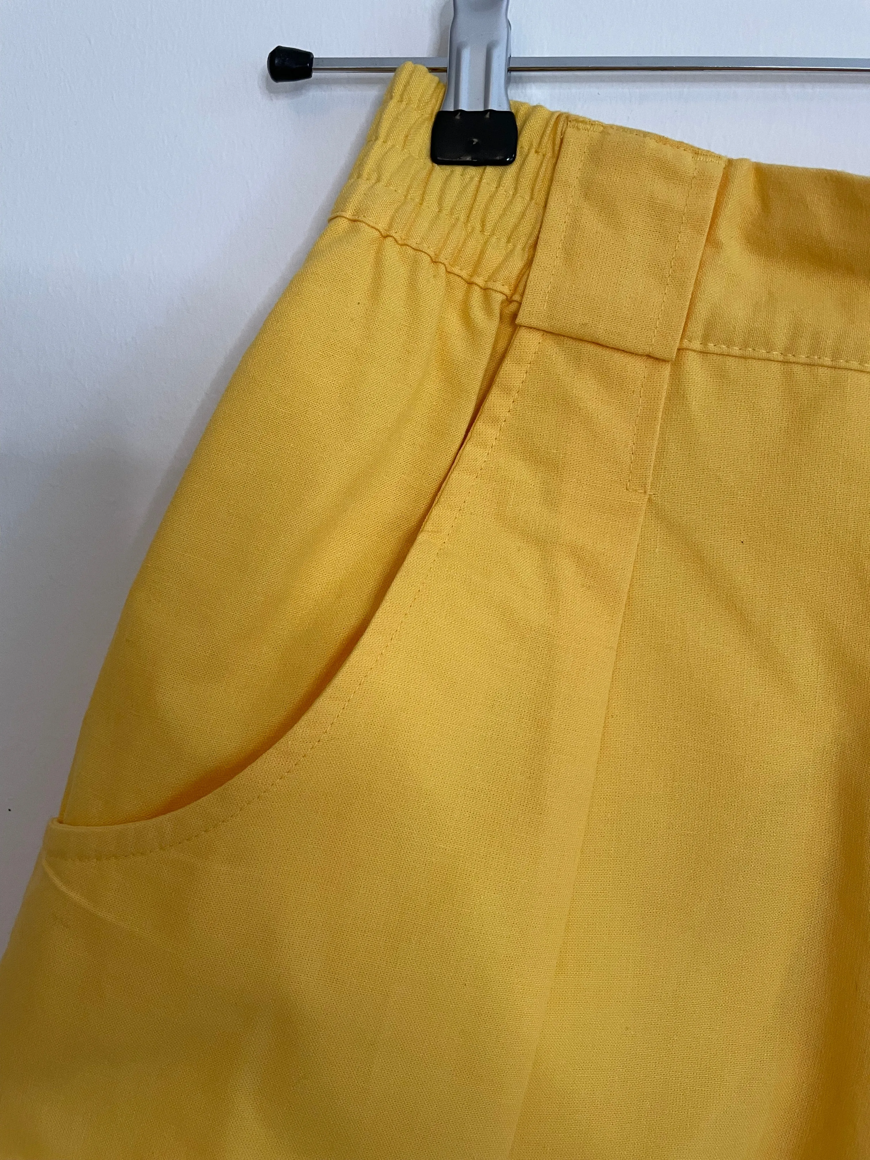 Yellow Bermuda Shorts